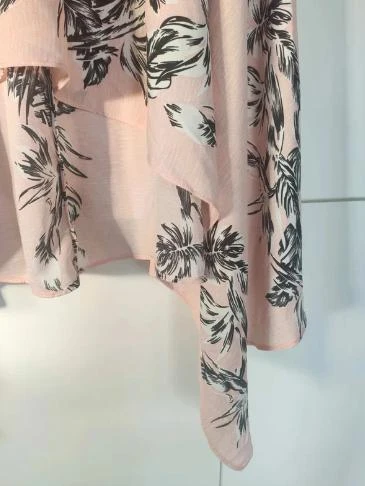 Zara saia assimétrica floral PP – photo 7